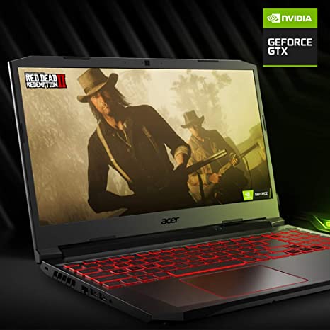 Acer Nitro 5 Gaming Laptop, 10th Gen Intel Core i5-10300H,NVIDIA GeForce GTX 1650 Ti, 15.6" Full HD IPS 144Hz Display, 8GB DDR4,256GB NVMe SSD,WiFi 6, DTS X Ultra,Backlit Keyboard,AN515-55-59KS