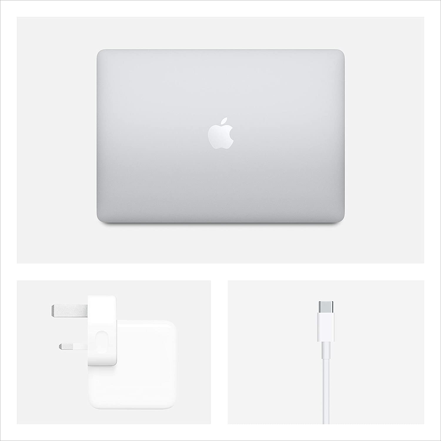 Apple MacBook Air (13-inch, 1.1GHz Dual-core 10th-Generation Intel Core i3 Processor, 8GB RAM, 256GB Storage) - Silver