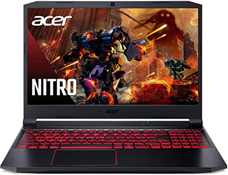 Acer Nitro 5 Gaming Laptop, 10th Gen Intel Core i5-10300H,NVIDIA GeForce GTX 1650 Ti, 15.6" Full HD IPS 144Hz Display, 8GB DDR4,256GB NVMe SSD,WiFi 6, DTS X Ultra,Backlit Keyboard,AN515-55-59KS